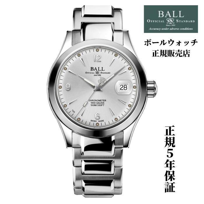 Rakuten - 正規品　ボールウォッチ BALLWATCH エンジニア　オハイオクロノメーター　NM9026C-S5CJ-SL　シルバー文字盤　正規保証5年　ウォッチスタンドプレゼント付