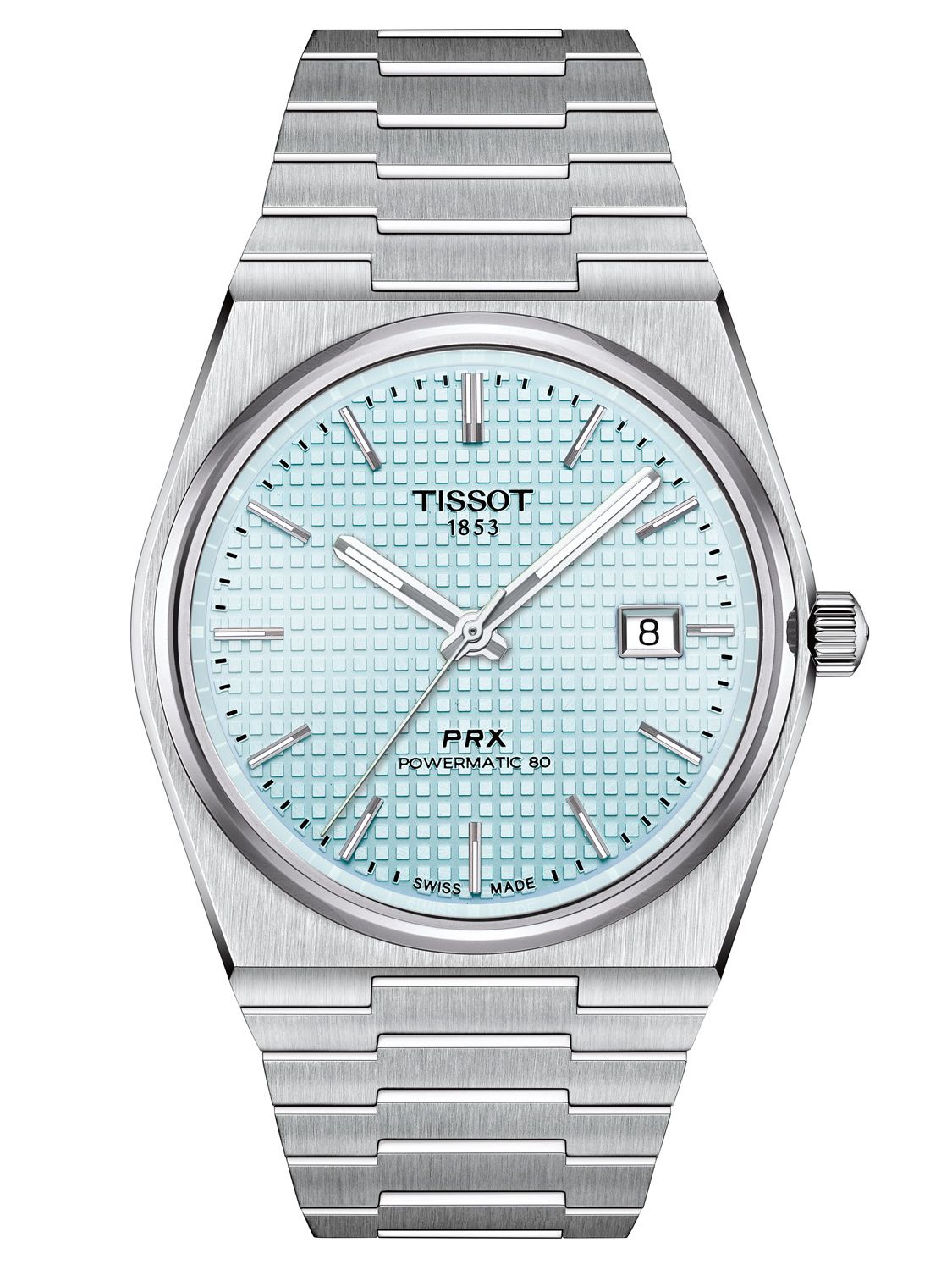 【正規品】TISSOT PRX automatic ティソ ピーアールエックス オートマチック T137.407.11.351.00 アイスブルー 正規保証2年 腕時計スタンドプレゼント付