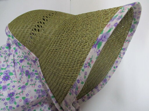 イ草帽子(イ草サワヤカ)1枚(花柄Pa-A)日除け 夏帽子 レディースハット 婦人用帽子 農作業帽子 ガーデニング用品 イ草帽子(イ草サワヤカ)1枚(花柄Pa-A)日除け 夏帽子 レディースハット 婦人用帽子 農作業帽子 ガーデニング用品