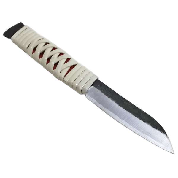 【ゆうパケット対応】青紙割り込み小刀 丸型 肥後守 ナイフ 永尾製作所