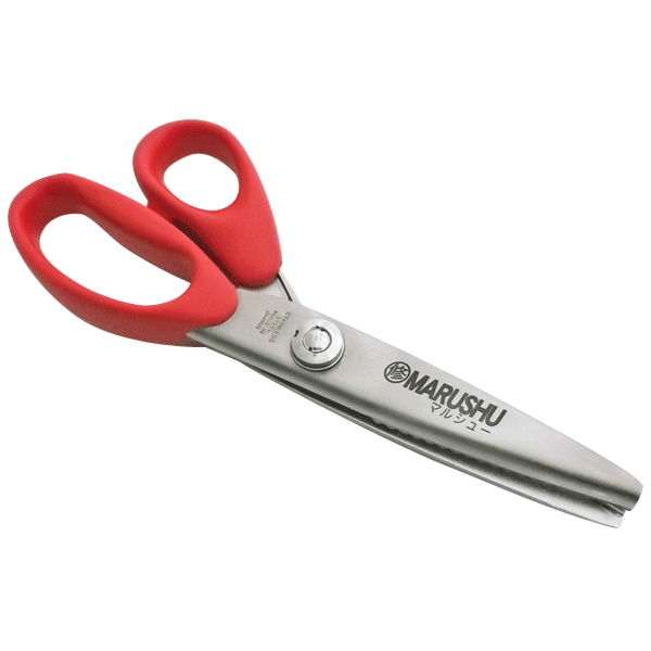 【ゆうパケット対応】丸修 ピンキングはさみ 細目 はさみ