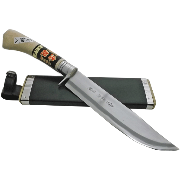 剣ナタ 土佐忠親 剣鉈 青鋼割り込み 210 両刃【送料無料】