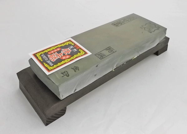 天然仕上げ砥石　台付き　金印　【送料無料】