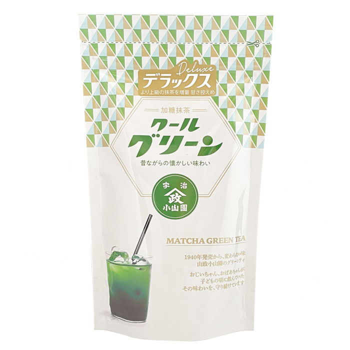 〇訳あり◇【クールグリーン デラックス 240g(グリーンティー)】【老舗宇治の抹茶使用】【スタンダードより高グレード抹茶を配合】【ミルクと混ぜて贅沢抹茶ラテ】【宇治抹茶】【ネコポス3袋迄】☆賞味期限：2024.08.31