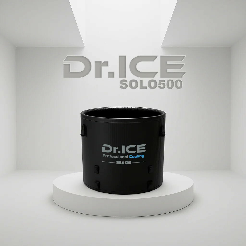 【Dr.ICE】チラー(冷却水循環装置)専用バスタブ SOLO500 ブラック 浴槽 サウナ 水風呂 業務用 自宅用 チラーバス アイスバス コールドプランジ