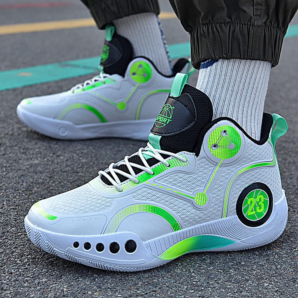 バスケットシューズ スニーカー 大人 ジュニア ハイカット バスケットシューズ メンズ ランニングシュ..