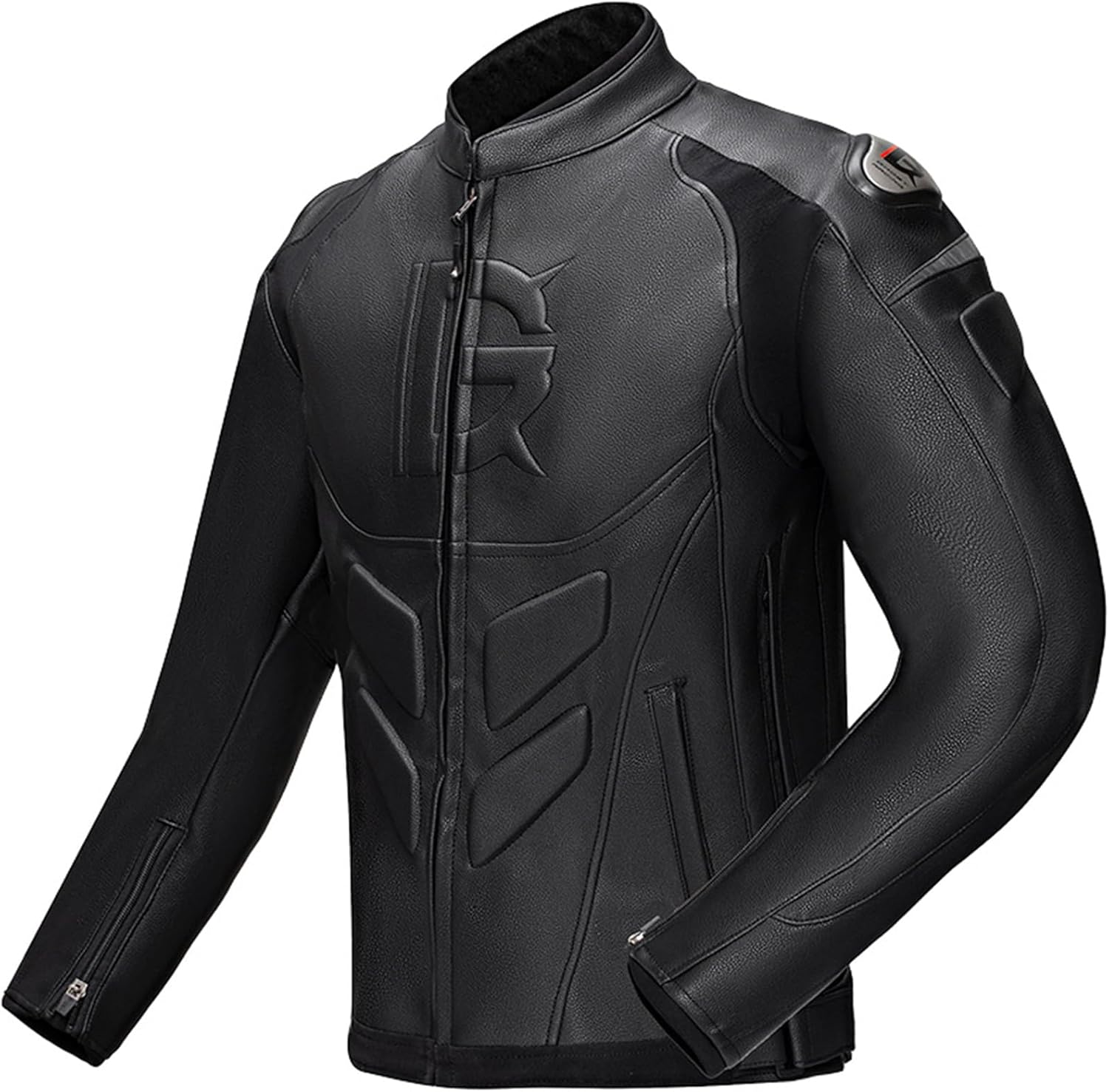 バイク用レザージャケット 防寒 革ジャケット メンズ インナー付き プロテクター レーシングジャケット..