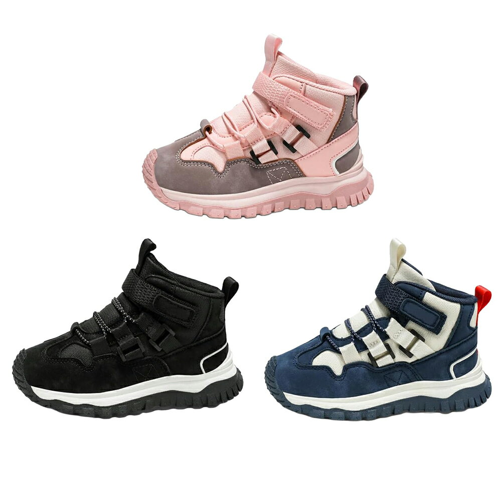 Rakuten - 子供 ショートブーツ キッズ ハイカット 厚底 マジックテープ 秋 冬 袴用ブーツ スニーカー 防水 男の子 女の子 運動靴 滑り止め 人気 可愛い ウォーキング 卒業式 発表会 誕生日プレゼント 防寒 保暖 小学生 19.0cm-25.0cm