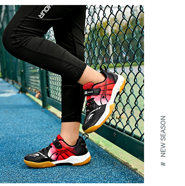 バドミントンシューズ キッズ テニスシューズ ジュニア バレーボールシューズ 卓球...