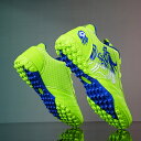 フットサルシューズ キッズ サッカー トレーニングシューズ ジュニア サッカーシューズ 子供用ダイヤル式 サッカーシューズ 男の子 女の子 プロサッカー 履きや...