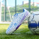 フットサルシューズ キッズ サッカー トレーニングシューズ ジュニア サッカーシューズ 子供用ダイヤル式 サッカーシューズ 男の子 女の子 プロサッカー 履きや...