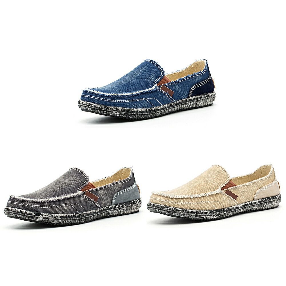 大きいサイズ ドライビングシューズ スニーカーメンズ キャンバスシューズ スリッポン ローカット ラウンドトゥ フラットシューズ 夏用 秋用 通気 通学 通勤 男性 ローファー スリッポン シンプル カジュアルシューズ 24.5cm-28.0cm