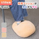 フットヒーター 足温器 クッション USBフットウォーマー 電気 ホットマット フットウォーマー USB 足元 暖房 足入れ 足元暖房 USB電源タイプ かわい...