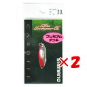 【 まとめ買い ×2個セット 】 「 シマノ SHIMANO スプーン カーディフ スリムスイマー CE 2.0g TR-E20R レッドシルバー 78T 」 【 楽天 月間MVP & 月間優良ショップ ダブル受賞店 】 釣具 釣り具 釣り用品
