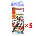 【 まとめ買い ×5個セット 】 「 ささめ針 SASAME Z-006 堤防遠投 デカアジ 6-3号 ピンク & ホワイト 」 【 送料無料 】 【 楽天 月...