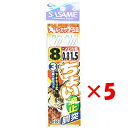 【 まとめ買い ×5個セット 】 「 ささめ針 SASAME D-001 チョイ波止胴突 8号0.8 」 【 送料無料 】 【 楽天 月間MVP & 月間優良シ...