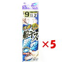 【 まとめ買い ×5個セット 】 「 ささめ針 SASAME B-221 快適船キス胴突 9号 ハリス 1.5 」 【 送料無料 】 【 楽天 月間MVP & ...