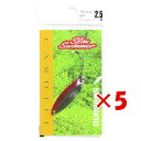 【 まとめ買い ×5個セット 】 「 シマノ SHIMANO TR-0019 カーディフ スリムスイマー 2.5g 60T レッドシルバー 」 【 楽天 月間M...