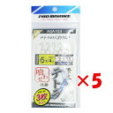 【 まとめ買い ×5個セット 】 「 プロマリン PRO MARINE 際攻めテトラ喰わせ仕掛 3本針 伊勢尼針6号 3枚セット 」 【 楽天 月間MVP & ...