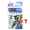 【 まとめ買い ×7個セット 】 「 ささめ針 SASAME S-106 豆アジ サビキ ホワイトベイト 2号 ハリス 0.6 」 【 送料無料 】 【 楽天 ...