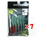 【 まとめ買い ×7個セット 】 「 シマノ SHIMANO 熱砂 ツインラッシュ 4インチ 03T ブルーイワシ 5本入 OW-240R 」 【 楽天 月間M...