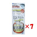 【 まとめ買い ×7個セット 】 「 ハヤブサ Hayabusa 小アジ専科 135 白スキン 3号 HS135 6本鈎1セット 」 【 楽天 月間MVP & ...