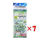 【 まとめ買い ×7個セット 】 「 プロマリン PRO MARINE ライトジグサビキ 3本針 6号 ASK058 」 【 楽天 月間MVP & 月間優良ショ...