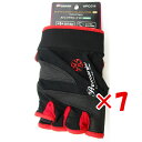 【 まとめ買い ×7個セット 】 「 プロマリン PRO MARINE ストレッチグローブ EX 5本指出し ブラックレッド 」 【 楽天 月間MVP & 月間...