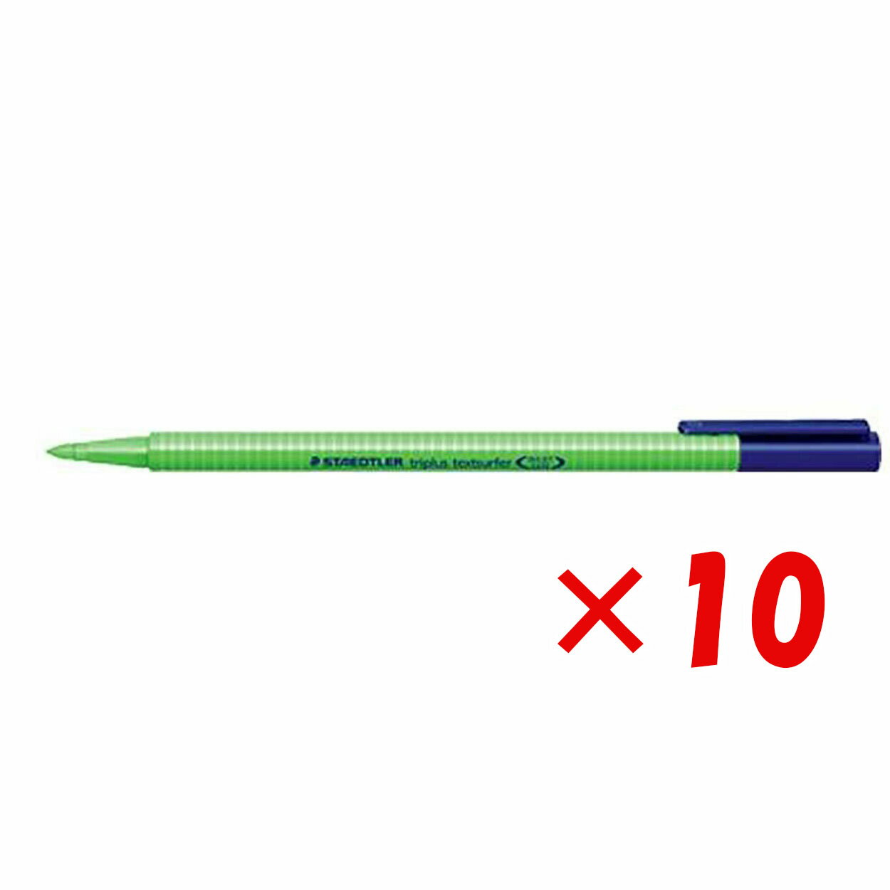 【 まとめ買い ×10個セット 】 「 ステッドラー日本 マーカー テキストサーファー 蛍光ペン 三角軸 グリーン 362-5 」 【 送料無料 】 【 楽天 ...