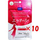 【 まとめ買い ×10個セット 】 「 DHC 大豆イソフラボン エクオール 20日分 20粒入 」 【 送料無料 】 【 楽天 月間MVP & 月間優良ショッ...