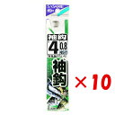 【 まとめ買い ×10個セット 】 「 釣り 針 SASAME ささめ針 袖 針 イブシ 糸付 針:4 ハリス:0.8 」 【 楽天 月間MVP & 月間優良シ...