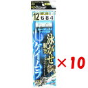 【 まとめ買い ×10個セット 】 「 ささめ針 SASAME 泳がせ胴突 ケイムラフック 12-6号 D-802 」 【 送料無料 】 【 楽天 月間MVP ...