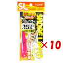 【 まとめ買い ×10個セット 】 「 釣り 仕掛 SASAME ささめ針 特選 SL エアシンカー ピンク オモリ:26g 」 【 楽天 月間MVP & 月間...