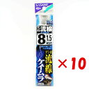 【 まとめ買い ×10個セット 】 「 釣り 針 SASAME ささめ針 ケン付流線 ケイムラ 糸付 針:8 ハリス:1.5 」 【 楽天 月間MVP & 月間...