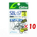 【 まとめ買い ×10個セット 】 「 オーナー OWNER カルティバ SBL-67 エリアモンスター #6 」 【 楽天 月間MVP & 月間優良ショップ ダブル受賞店 】 釣具 釣り具 釣り用品