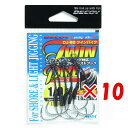 【 まとめ買い ×10個セット 】 「 カツイチ KATSUICHI デコイ DJ-88 ツインパイク #1/0 」 【 楽天 月間MVP & 月間優良ショップ...