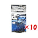【 まとめ買い ×10個セット 】 「 フック クロスファクター CROSS FACTOR サイコオフセット 2/0サイズ 15個パック 」 【 楽天 月間MV...