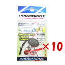 【 まとめ買い ×10個セット 】 「 プロマリン PRO MARINE 仕掛け一発通し M 」 【 楽天 月間MVP & 月間優良ショップ ダブル受賞店 】 ...