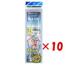 【 まとめ買い ×10個セット 】 「 プロマリン PRO MARINE 投げ仕掛け 2本針 12号 5枚セット 」 【 楽天 月間MVP & 月間優良ショップ...