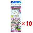 【 まとめ買い ×10個セット 】 「 プロマリン PRO MARINE ライトジグサビキセット3g ピンクイワシ レインボー+ケイムラ 4号 」 【 楽天 月...