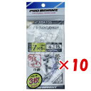 【 まとめ買い ×10個セット 】 「 プロマリン PRO MARINE 際攻めテトラ喰わせ仕掛け A7×5号 3枚セット 」 【 楽天 月間MVP & 月間優...