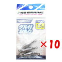 【 まとめ買い ×10個セット 】 「 プロマリン PRO MARINE タル付おもり 1.5号 3個入 」 【 楽天 月間MVP & 月間優良ショップ ダブル...