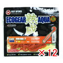 【 まとめ買い ×12個セット 】 「 エコギア Ecogear ワーム 熟成アクア リングマックス 3インチ J02 赤イソメ 」 【 楽天 月間MVP & ...