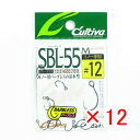 【 まとめ買い ×12個セット 】 「 オーナー OWNER カルティバ シングル55バーブレス ミノー用 12ゴウ SBL-55M 」 【 楽天 月間MVP ...