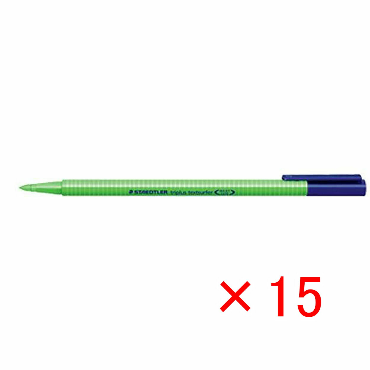 【 まとめ買い ×15個セット 】 「 ステッドラー日本 マーカー テキストサーファー 蛍光ペン 三角軸 グリーン 362-5 」 【 送料無料 】 【 楽天 ...