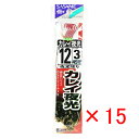 【 まとめ買い ×15個セット 】 「 釣り 針 SASAME ささめ針 カレイ 赤 夜光糸付 針:12 ハリス:3 」 【 楽天 月間MVP & 月間優良ショ...