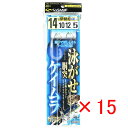 【 まとめ買い ×15個セット 】 「 ささめ針 SASAME D-802 泳がせ胴突ケイムラフック 14号 ハリス 10 」 【 送料無料 】 【 楽天 月間...