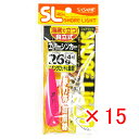 【 まとめ買い ×15個セット 】 「 釣り 仕掛 SASAME ささめ針 特選 SL エアシンカー ピンク オモリ:26g 」 【 楽天 月間MVP & 月間...