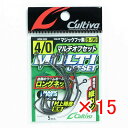 【 まとめ買い ×15個セット 】 「 OWNER オーナー カルティバ B-99 マルチオフセットフック #4/0 」 【 楽天 月間MVP & 月間優良ショ...