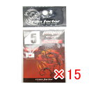 【 まとめ買い ×15個セット 】 「 フック クロスファクター CROSS FACTOR サイコショット 5サイズ 15個パック 」 【 送料無料 】 【 楽...